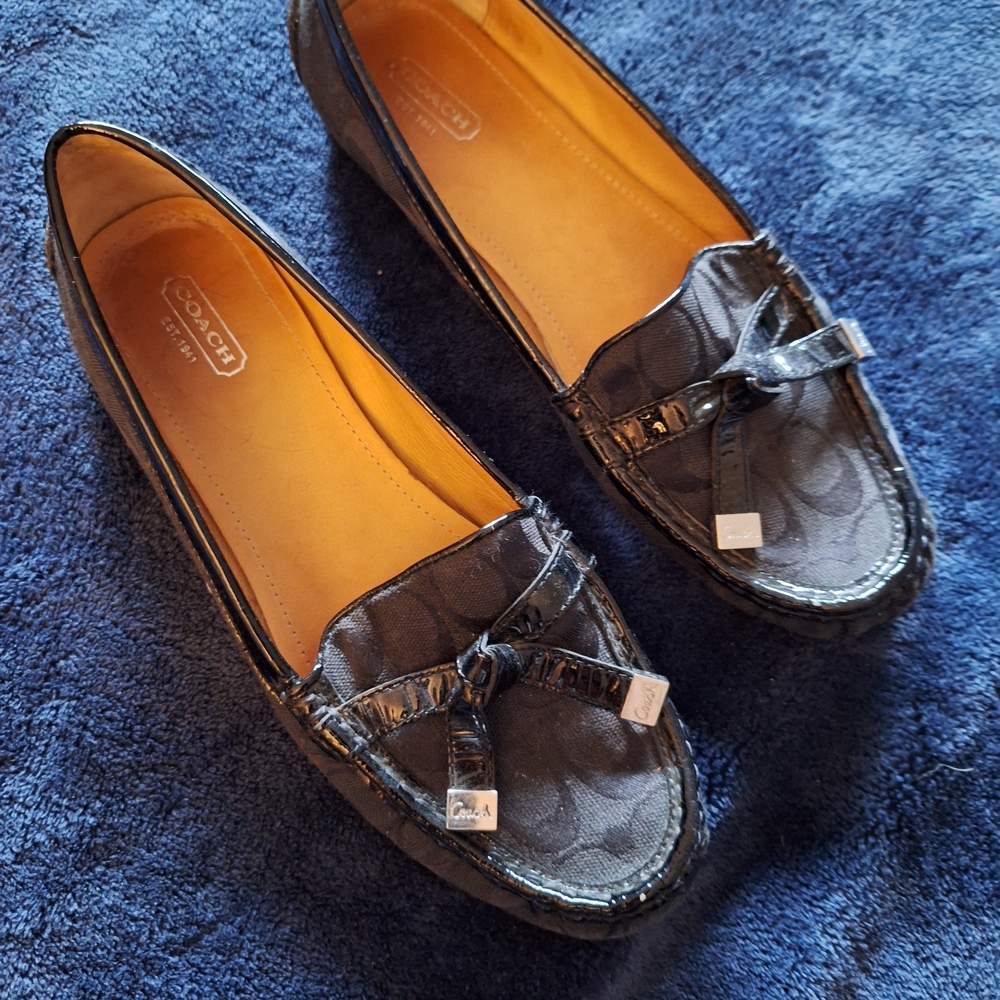 Coach Women's Black Loafers